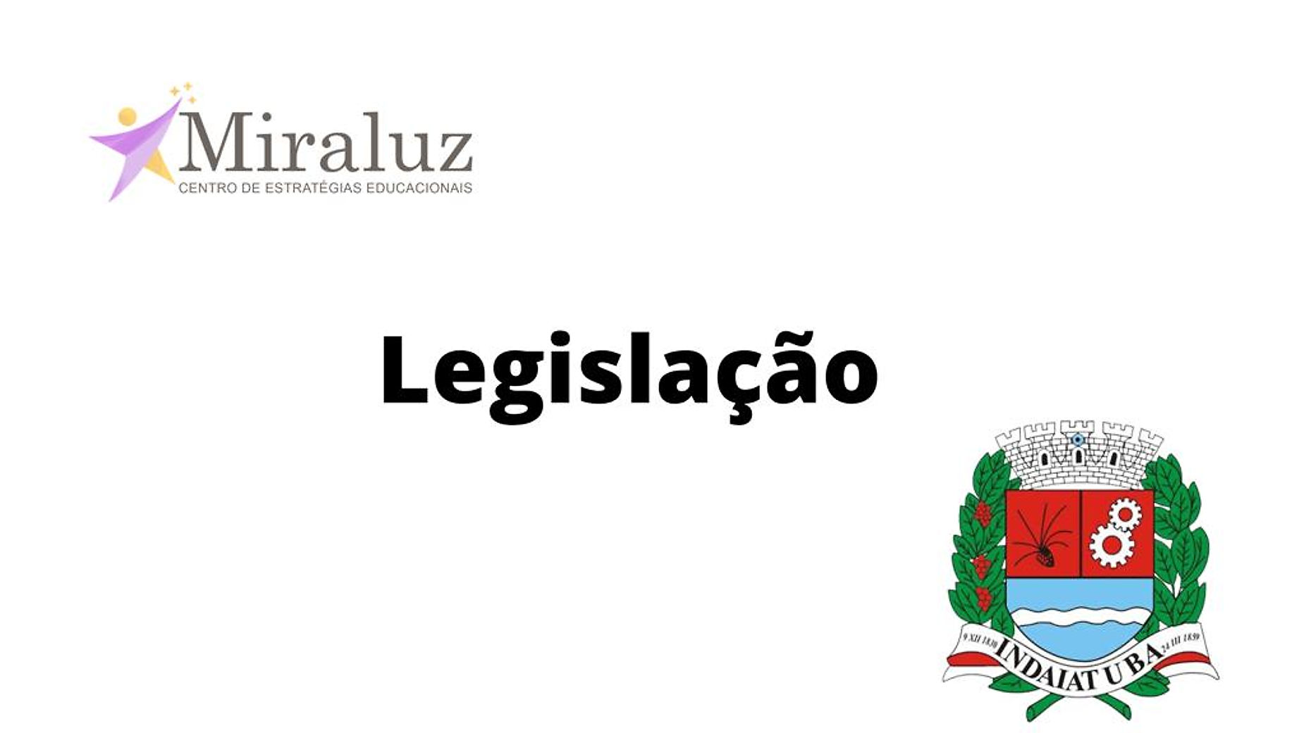 Legislação- Concurso Indaiatuba 2022